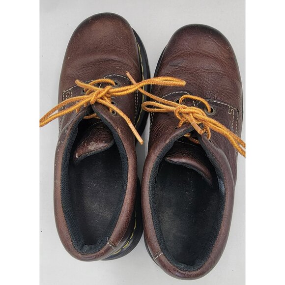 Vintage Dr. Martens 9369 Brown Low Top Chunky Shoes Mens Size 7 Womens Size 8 - Picture 4 of 12